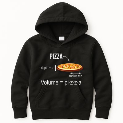Maths Nerd Pizza Lovers Volume Formula Geek Math Teacher Kids Hoodie