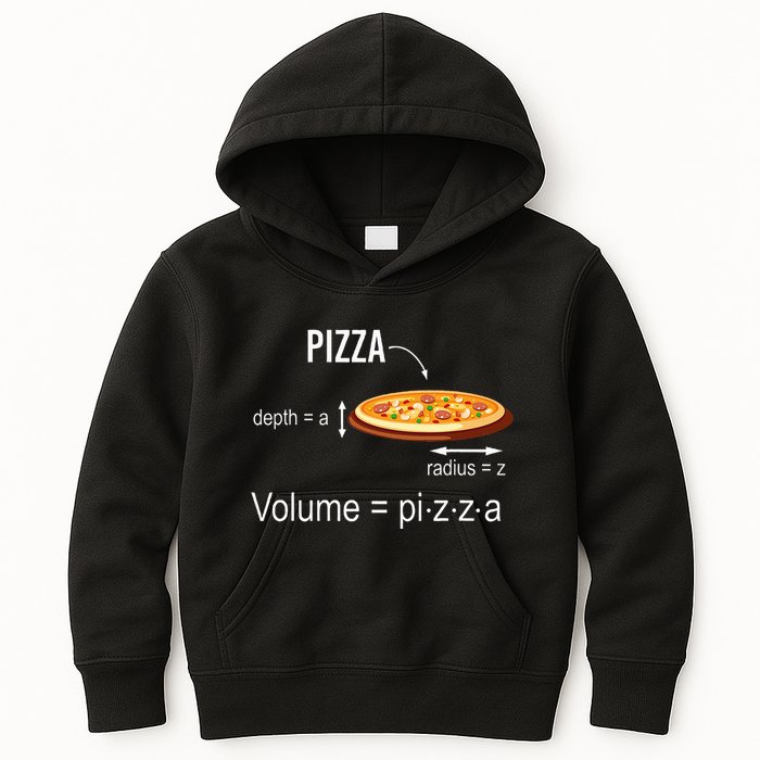 Maths Nerd Pizza Lovers Volume Formula Geek Math Teacher Kids Hoodie