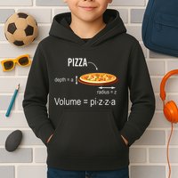 Maths Nerd Pizza Lovers Volume Formula Geek Math Teacher Kids Hoodie