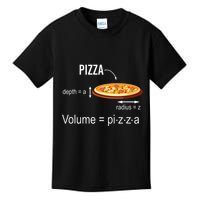 Maths Nerd Pizza Lovers Volume Formula Geek Math Teacher Kids T-Shirt