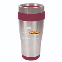 Maths Nerd Pizza Lovers Volume Formula Geek Math Teacher 16oz Travel Tumbler