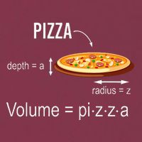 Maths Nerd Pizza Lovers Volume Formula Geek Math Teacher 16oz Travel Tumbler