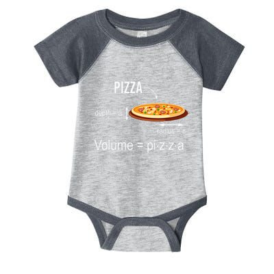 Maths Nerd Pizza Lovers Volume Formula Geek Math Teacher Infant Baby Jersey Bodysuit