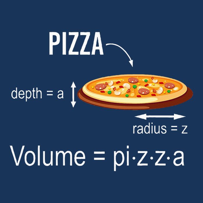 Maths Nerd Pizza Lovers Volume Formula Geek Math Teacher Infant Baby Jersey Bodysuit