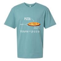 Maths Nerd Pizza Lovers Volume Formula Geek Math Teacher Sueded Cloud Jersey T-Shirt