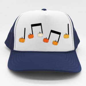 M.U.S.I.C Note Pumpkin Fall Music Teacher Halloween Costume Trucker Hat