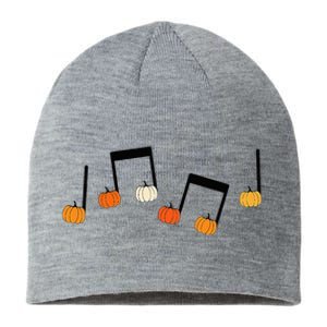 M.U.S.I.C Note Pumpkin Fall Music Teacher Halloween Costume Sustainable Beanie