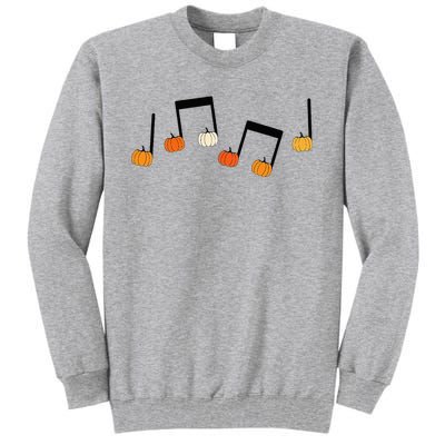 M.U.S.I.C Note Pumpkin Fall Music Teacher Halloween Costume Tall Sweatshirt