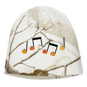 M.U.S.I.C Note Pumpkin Fall Music Teacher Halloween Costume Kati - Camo Knit Beanie