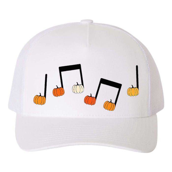 M.U.S.I.C Note Pumpkin Fall Music Teacher Halloween Costume Yupoong Adult 5-Panel Trucker Hat