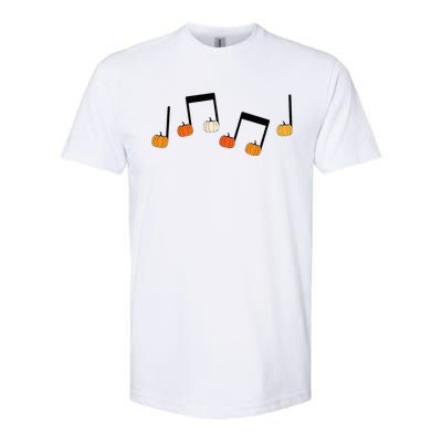 M.U.S.I.C Note Pumpkin Fall Music Teacher Halloween Costume Softstyle CVC T-Shirt