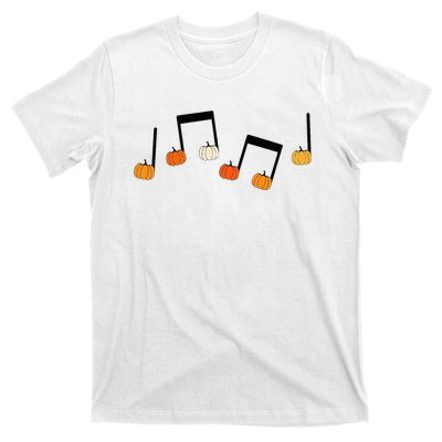 M.U.S.I.C Note Pumpkin Fall Music Teacher Halloween Costume T-Shirt