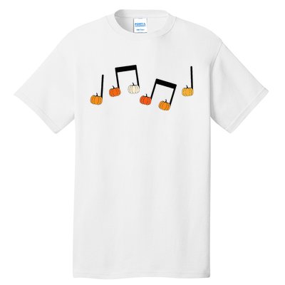 M.U.S.I.C Note Pumpkin Fall Music Teacher Halloween Costume Tall T-Shirt