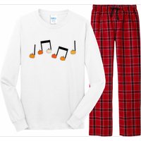 M.U.S.I.C Note Pumpkin Fall Music Teacher Halloween Costume Long Sleeve Pajama Set