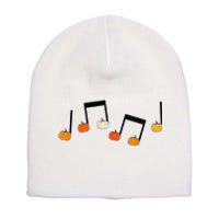 M.U.S.I.C Note Pumpkin Fall Music Teacher Halloween Costume Short Acrylic Beanie