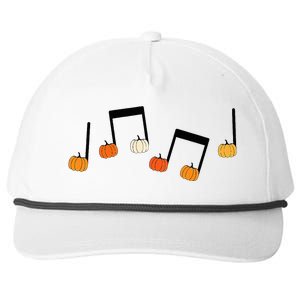 M.U.S.I.C Note Pumpkin Fall Music Teacher Halloween Costume Snapback Five-Panel Rope Hat