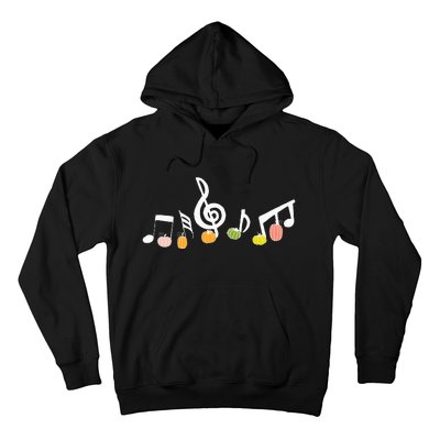 M.U.S.I.C Note Pumpkin Fall Music Teacher Halloween Costume Hoodie