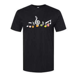 M.U.S.I.C Note Pumpkin Fall Music Teacher Halloween Costume Softstyle CVC T-Shirt