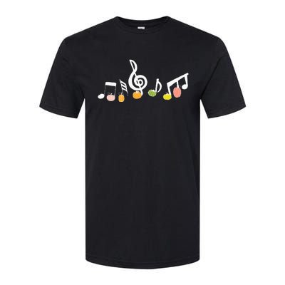 M.U.S.I.C Note Pumpkin Fall Music Teacher Halloween Costume Softstyle® CVC T-Shirt