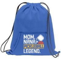 Mom Nana Pickleball Legend Vintage Gift Sweatshirt Cinch Pack Bag