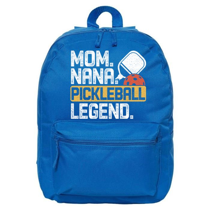 Mom Nana Pickleball Legend Vintage Gift 16 in Basic Backpack