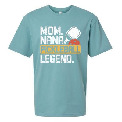 Mom Nana Pickleball Legend Vintage Gift Sueded Cloud Jersey T-Shirt