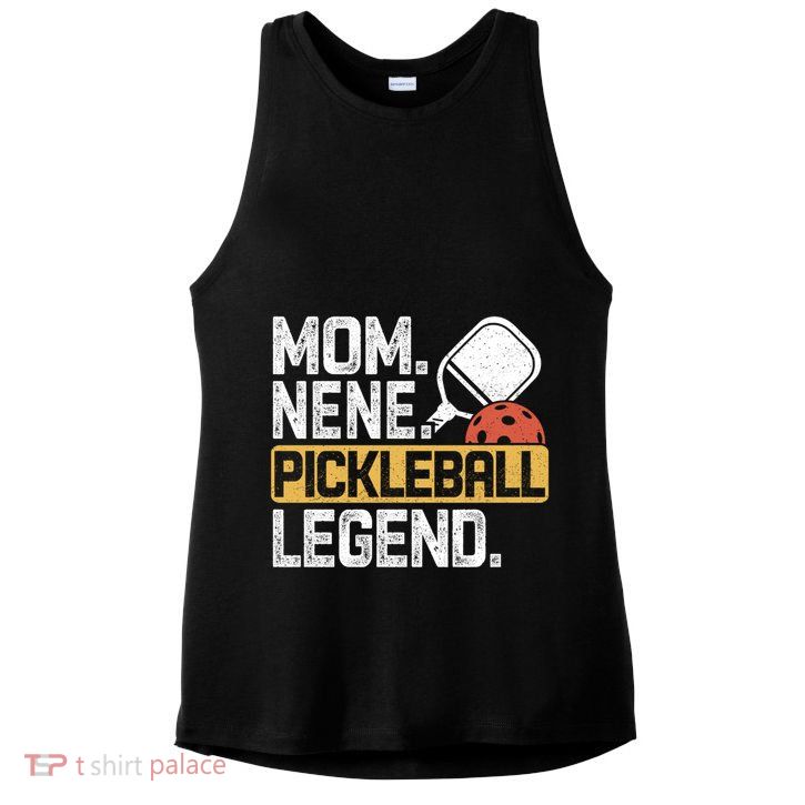Mom Nene Pickleball Legend Vintage Gift Ladies PosiCharge Tri-Blend Wicking Tank