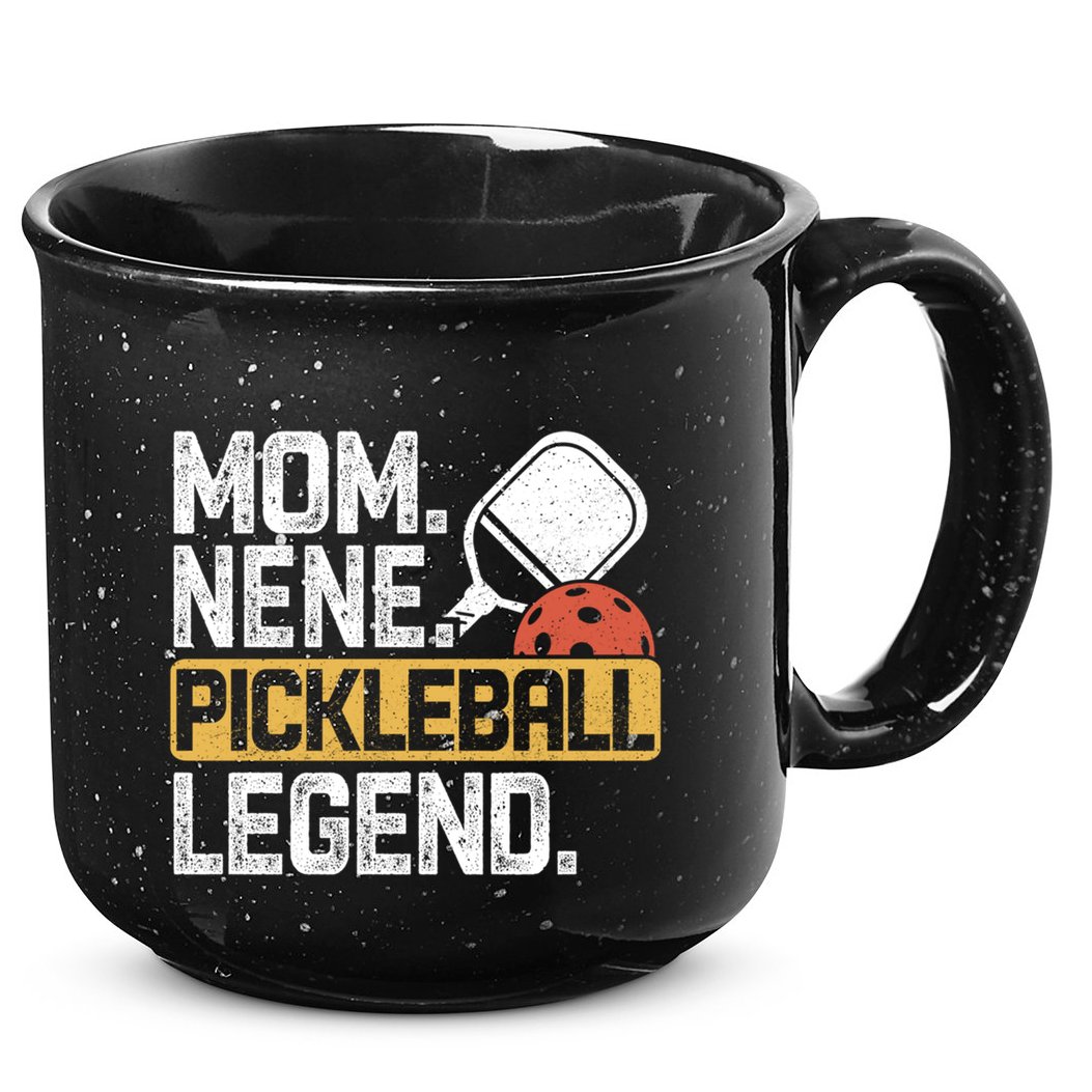 Mom Nene Pickleball Legend Vintage Gift 15oz Campfire Ceramic Mug