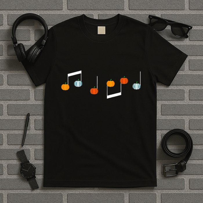 Music Note P.U.M.P.K.I.N Fall Music Teacher Halloween Costume T-Shirt