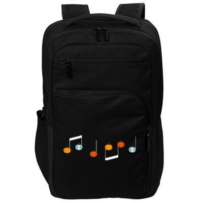 Music Note P.U.M.P.K.I.N Fall Music Teacher Halloween Costume Impact Tech Backpack