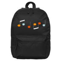 Music Note P.U.M.P.K.I.N Fall Music Teacher Halloween Costume 16 in Basic Backpack