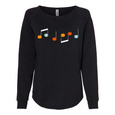 Music Note P.U.M.P.K.I.N Fall Music Teacher Halloween Costume Womens California Wash Sweatshirt