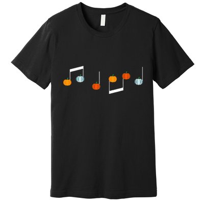 Music Note P.U.M.P.K.I.N Fall Music Teacher Halloween Costume Premium T-Shirt