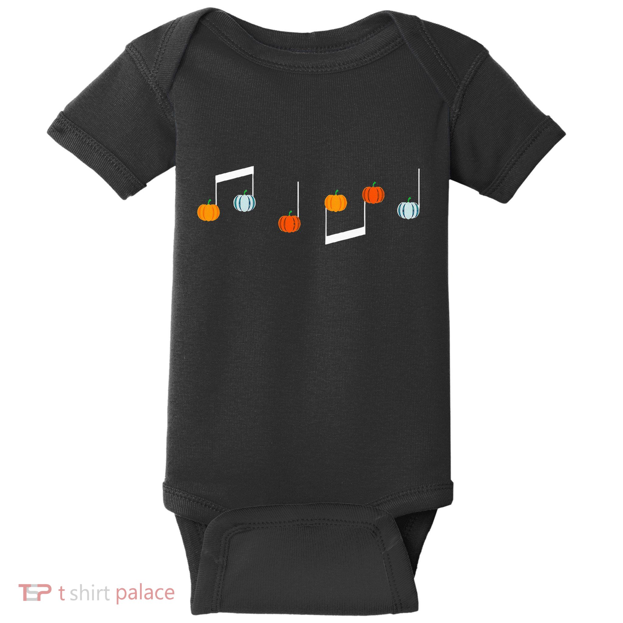 Music Note P.U.M.P.K.I.N Fall Music Teacher Halloween Costume Baby Bodysuit