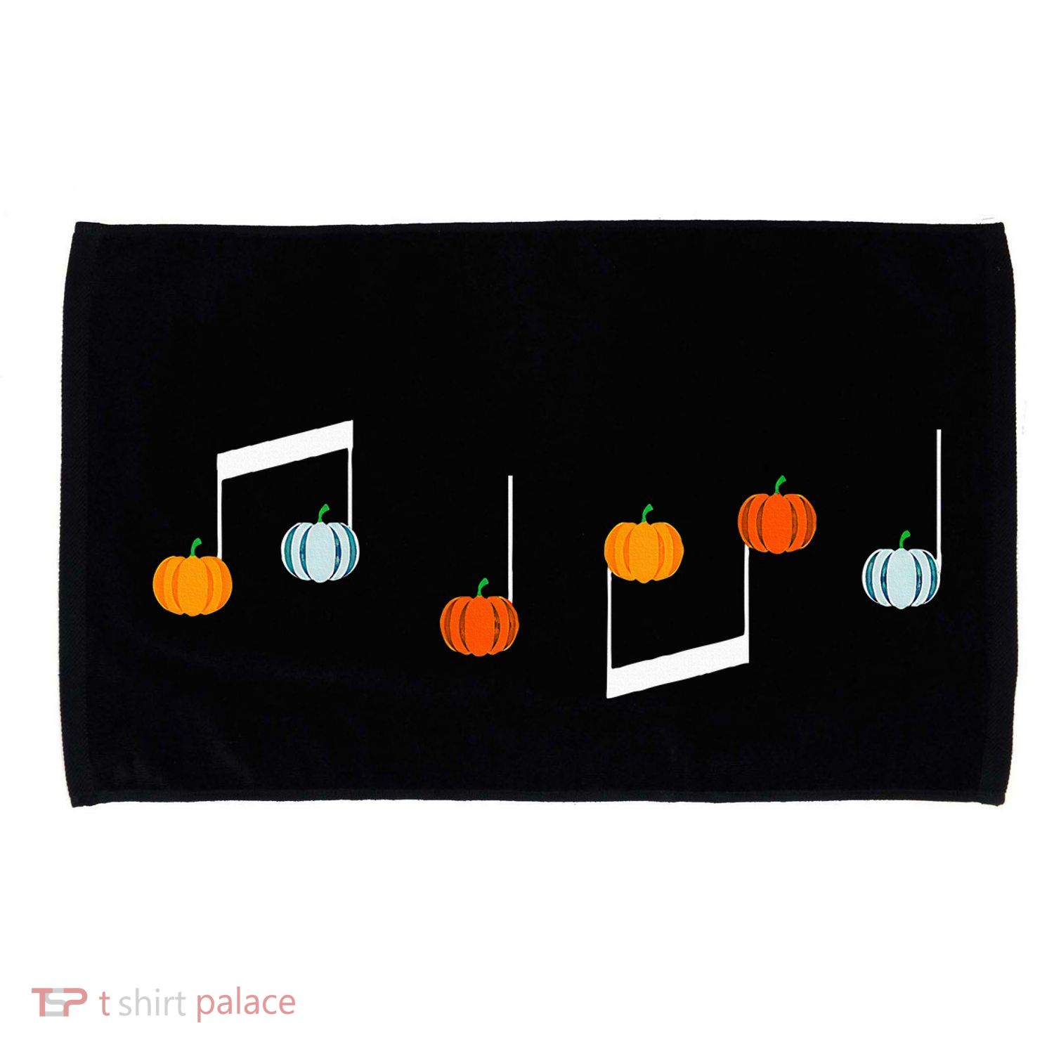 Music Note P.U.M.P.K.I.N Fall Music Teacher Halloween Costume Microfiber Hand Towel