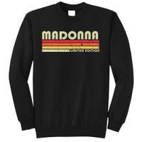 M.A.D.O.N.N.A Name Personalized Retro Vintage 80s 90s Birthday Sweatshirt