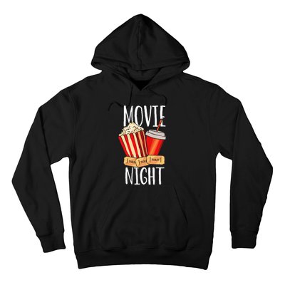 Movie Night Party Movie Night Hoodie