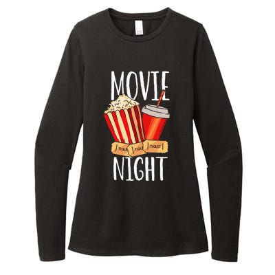 Movie Night Party Movie Night Womens CVC Long Sleeve Shirt