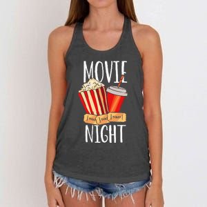 Movie Night Party Movie Night Women's Knotted Racerback Tank