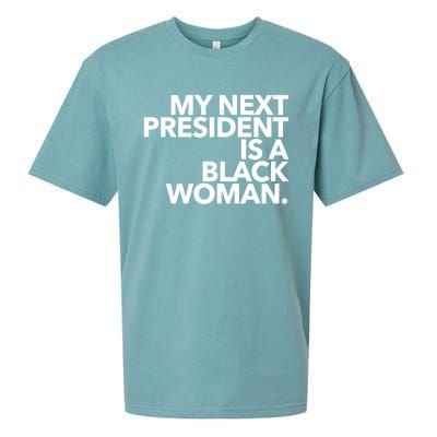 My Next President Is A Black Kamala Harris 2024 Gift Sueded Cloud Jersey T-Shirt