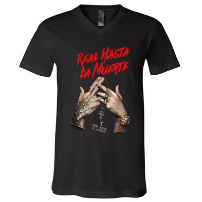 Mirame New Remix Anuel Song Aa V-Neck T-Shirt