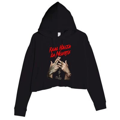 Mirame New Remix Anuel Song Aa Crop Fleece Hoodie