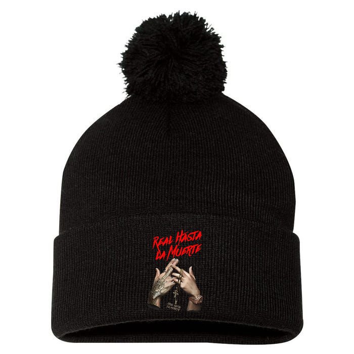 Mirame New Remix Anuel Song Aa Pom Pom 12in Knit Beanie