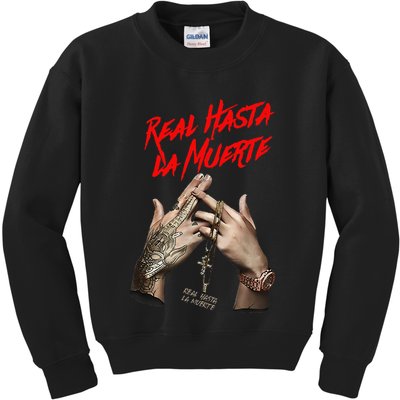 Mirame New Remix Anuel Song Aa Kids Sweatshirt