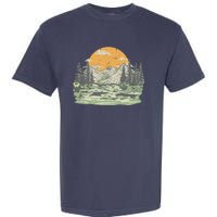 Mountain Nature Sunset Vintage Garment-Dyed Heavyweight T-Shirt