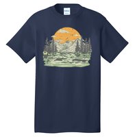 Mountain Nature Sunset Vintage Tall T-Shirt