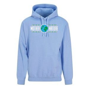 Mother Nature Save The Earth Day Conservation Planet Gift Unisex Surf Hoodie