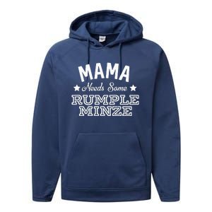 Mama Needs Some Rumple Minze Alcohol Funny Summer Party Performance Fleece Hoodie