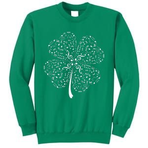 Music Note Shamrock Music Lover St Patrick's Day Sweatshirt