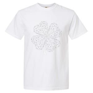 Music Note Shamrock Music Lover St Patrick's Day Garment-Dyed Heavyweight T-Shirt